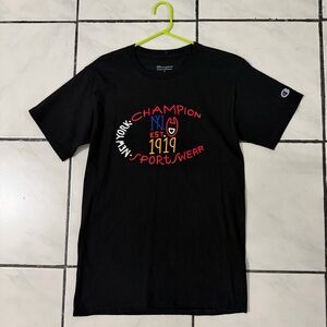 NWOT!!! Champion; Classic Black Short Sleeve Tee